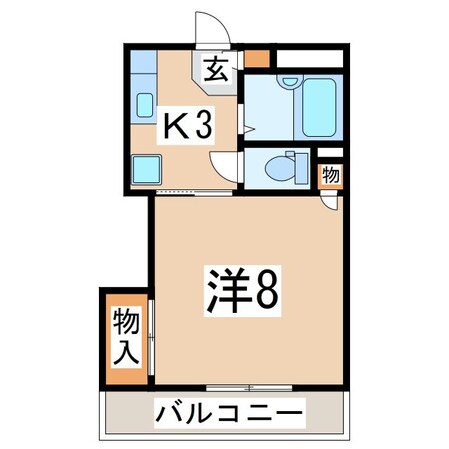 郡山駅 徒歩34分 2階の物件間取画像